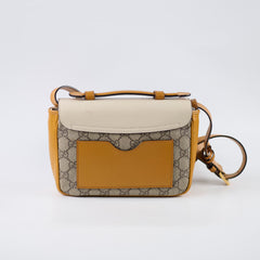 Gucci Padlock Mini Canvas/Leather Crossbody