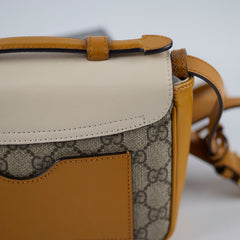 Gucci Padlock Mini Canvas/Leather Crossbody
