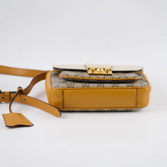 Gucci Padlock Mini Canvas/Leather Crossbody