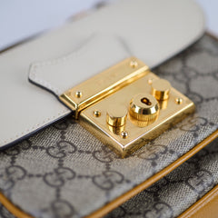 Gucci Padlock Mini Canvas/Leather Crossbody