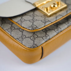 Gucci Padlock Mini Canvas/Leather Crossbody