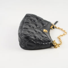 Gucci GG Matelasse Hobo Calfskin Black