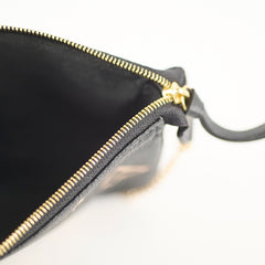 Louis Vuitton Mini Pochette Black Cream Bicolor Empreinte