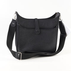 Hermes Evelyne 29 Black Clemence PHW C Stamp