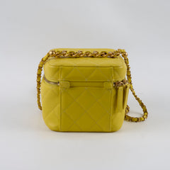 Chanel CC Yellow Vanity Case