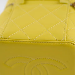 Chanel CC Yellow Vanity Case
