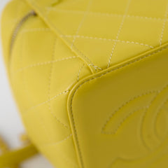 Chanel CC Yellow Vanity Case