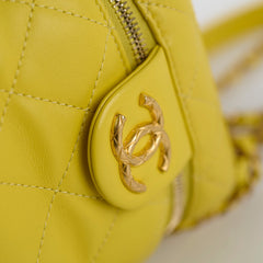 Chanel CC Yellow Vanity Case