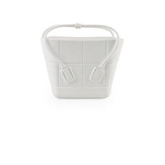 Bottega Veneta Mini Arco Rubber Bag White