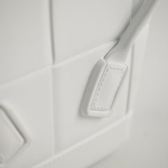 Bottega Veneta Mini Arco Rubber Bag White
