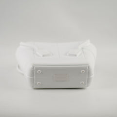 Bottega Veneta Mini Arco Rubber Bag White