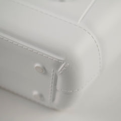 Bottega Veneta Mini Arco Rubber Bag White
