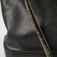 Chanel Deca Coco Mark Black Vintage Tote
