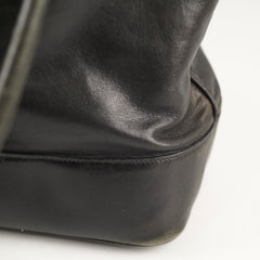 Chanel Deca Coco Mark Black Vintage Tote