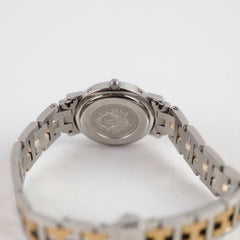 Hermes 24mm Stainless Steel Two Tone Clipper Watch CL4.220