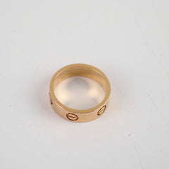 Cartier Classic Love Ring Pink Gold Size 53