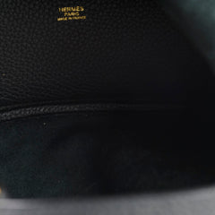Hermes Picotin 18 Black GHW Y Stamp