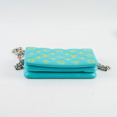 Louis Vuitton Coussin Pochette Lambskin Mint on Chain