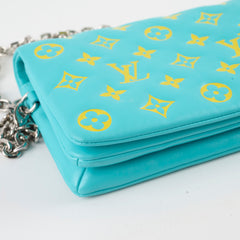 Louis Vuitton Coussin Pochette Lambskin Mint on Chain