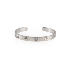 Cartier Love Cuff with 1 Diamond Bracelet Size 17