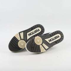 Louis Vuitton Men's LV Trainer Sneakers Black/White Denim Colorway Size US 6