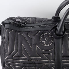 Louis Vuitton Keepall 50 Bandouliere Nylon Black (Snow Capsule Collection)