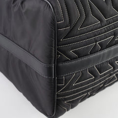 Louis Vuitton Keepall 50 Bandouliere Nylon Black (Snow Capsule Collection)