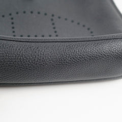 Hermes Evelyne 29 Black Clemence PHW Z Stamp
