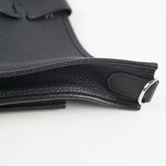 Hermes Evelyne 29 Black Clemence PHW Z Stamp