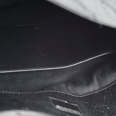 Saint Laurent Large Niki Matelasse Crinkled Leather Tote Black