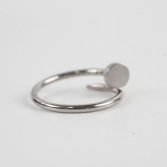 Cartier Juste Un Clou SM White Gold Ring Size 54
