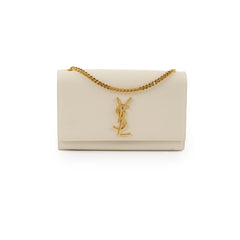 Saint Laurent Kate Medium Ivory White
