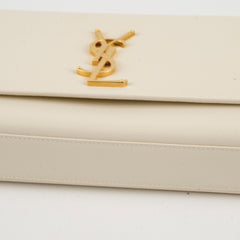 Saint Laurent Kate Medium Ivory White