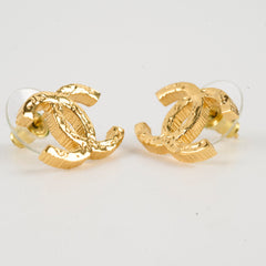 Chanel Gold CC Earrings Costume Jewellery