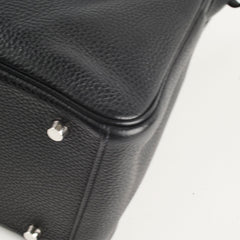 Hermes Lindy 30 Clemence Black D Stamp
