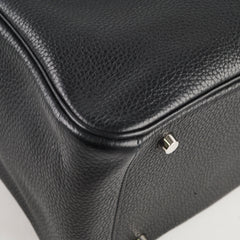 Hermes Lindy 30 Clemence Black D Stamp