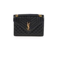 Saint Laurent YSL Envelope Medium Black