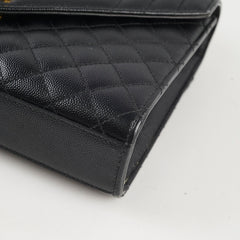 Saint Laurent YSL Envelope Medium Black