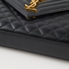 Saint Laurent YSL Envelope Medium Black