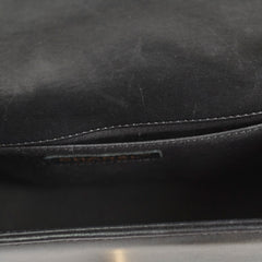 Chanel Old Medium Boy Black Lambskin Chevron