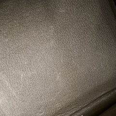 Hermes Birkin 35 Ebene/ Ecru Toile H [F]