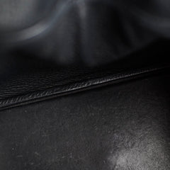 Hermes Lindy 30 Black Clemence SHW T Stamp