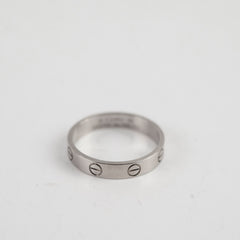 Cartier Love Small Model White Gold Size 56