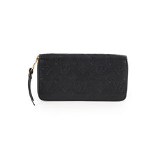 Louis Vuitton Zippy Wallet Empreinte Leather Black