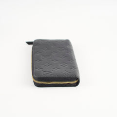 Louis Vuitton Zippy Wallet Empreinte Leather Black