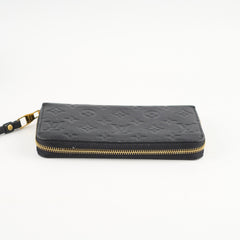 Louis Vuitton Zippy Wallet Empreinte Leather Black