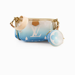 Louis Vuitton Multi Pochette Accessories Pool Bleu