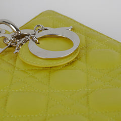 Dior Medium Lady Dior Lambskin Yellow