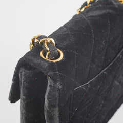Chanel Mini Square Black Velvet - Series 1