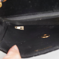 Chanel Mini Square Black Velvet - Series 1